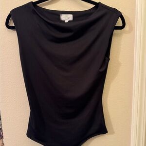 Black Sleeveless Bodysuit
